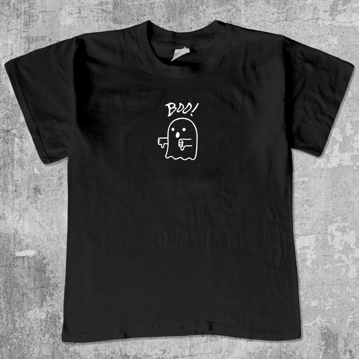 Boo Halloween unisex graphic t-shirt. Vintage trending meme tee. Funny and unique graphic tees. Boo Halloween graphi tee Black 1