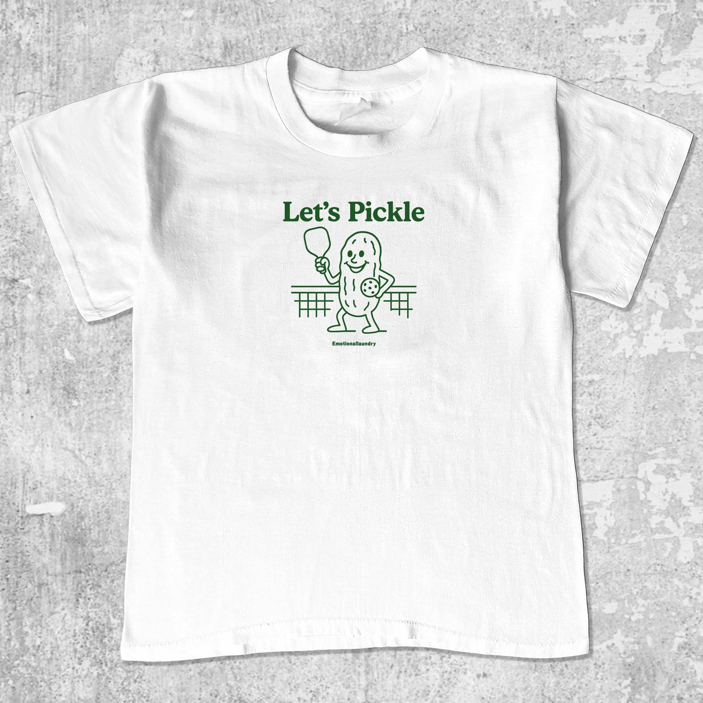 Let's Pickle unisex graphic t-shirt. Vintage trending meme tee. Funny and unique graphic tees. Let's Pickle graphi tee White 1
