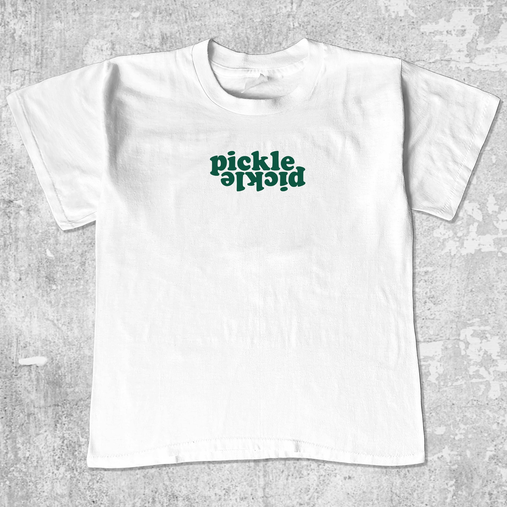 Pickle Pickle unisex graphic t-shirt. Vintage trending meme tee. Funny and unique graphic tees. Pickle Pickle graphi tee White 1